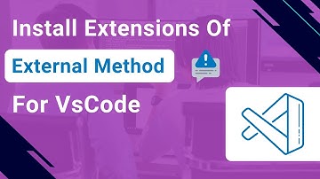 Install extensions of external method for vscode