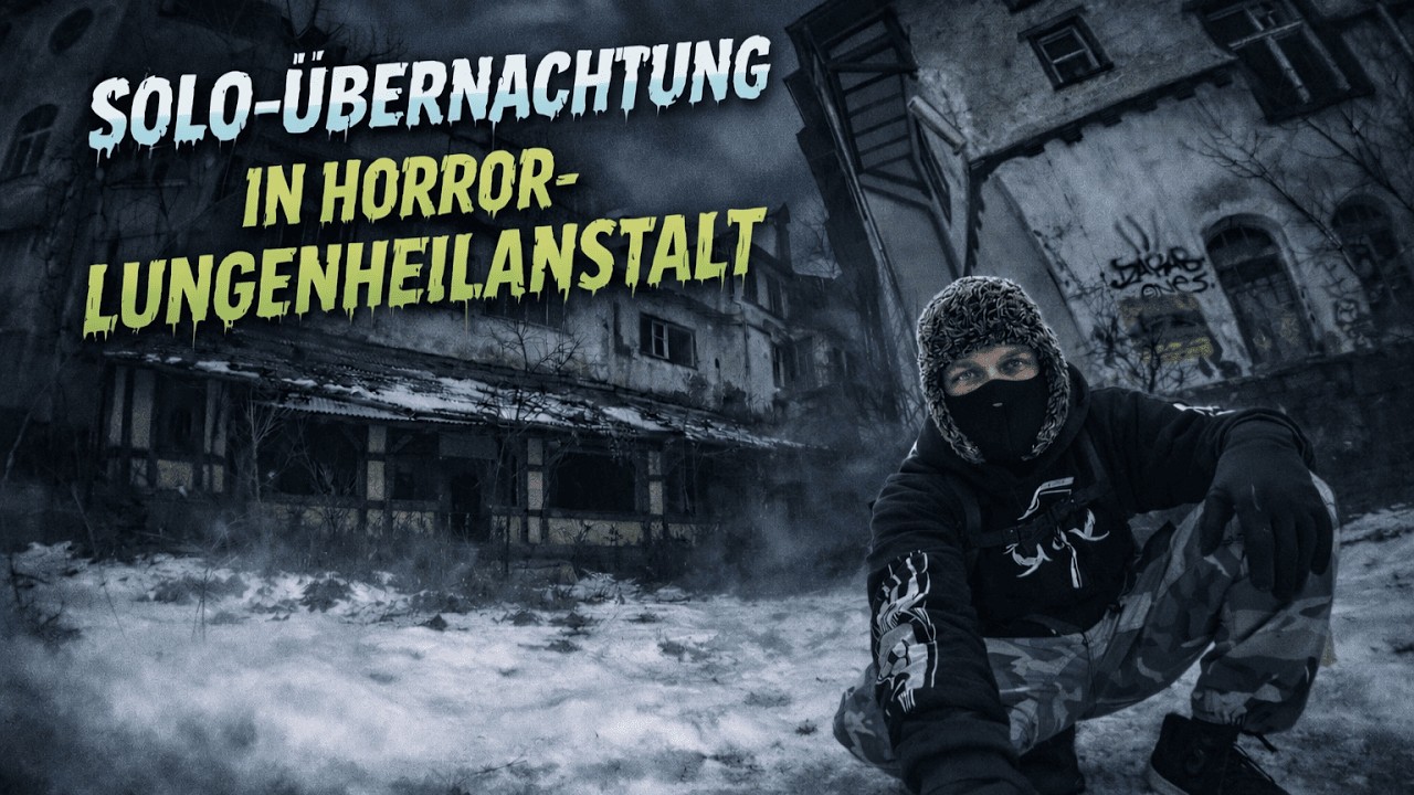 Eine Nacht ALLEINE in der HORROR LUNGENHEILANSTALT | Ich werde von SCHREIEN geweckt 💀