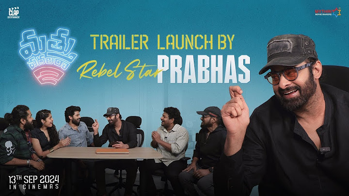 Prabhas with Mathu Vadalara 2 Team | Sri Simha, Faria Abdullah, Satya | Gulte.com