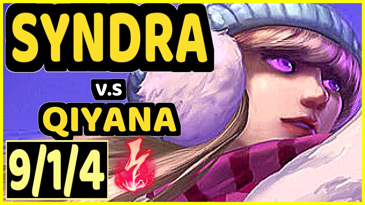 EXILEH (SYNDRA) vs QIYANA - 9/1/4 KDA MID GAMEPLAY - EUW Ranked GRANDMASTER