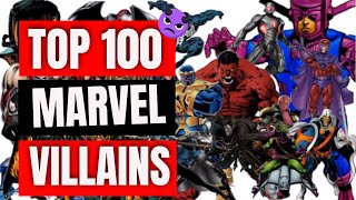 Minde om Sæt tabellen op Landskab Top 100 Marvel Villains - YouTube