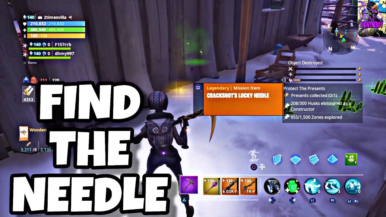 Needle Youtube Fortnite Find The Needle Needle In A Haystack Fortnite Save The World Youtube