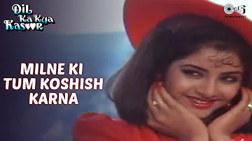 Milne Ki Tum Koshish Karna - Dil Ka Kya Kasoor | Divya Bharti, Prithvi | Kumar Sanu, Asha Bhosle