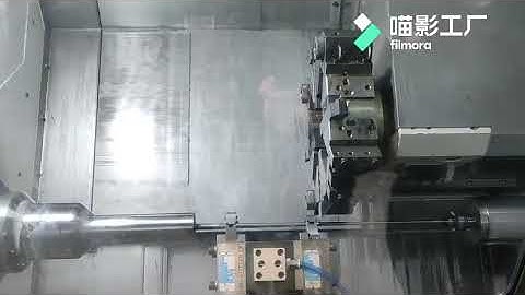 Following steady rest on CNC lathe.