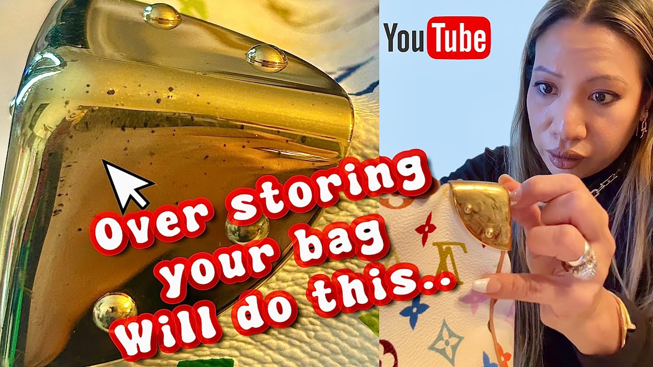 Louis vuitton hardware tarnished , rust and oxidation even storing. How to clean and fix?