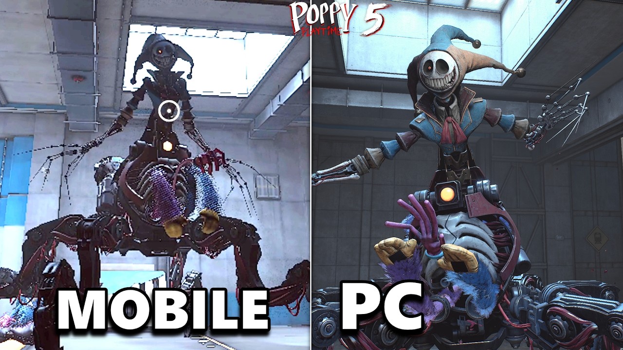 Poppy Playtime Chapter 5 Mobile vs PC - Prototype Boss Fight Concept