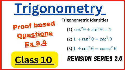Ex 8.4 Proof based Questions Q 5 Explanation/Trigonometry/Class 10 maths NCERT