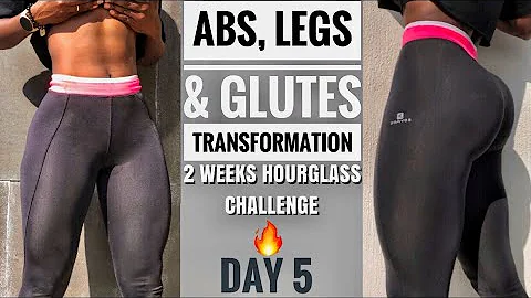 DAY 5: Must Do FLAT STOMACH, TONED LEGS & BIGGER BOOTY~ 2 Weeks Hourglass Workout