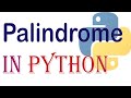 Python Palindrome Check: Number & String Reversal