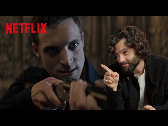 Penn Badgley Watches Joe Learn the Killer's Identity | ﻿YOU S4 Pt.1 | ﻿Netflix class=