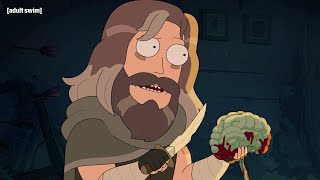 Cronenberged Dimension Jerry Tricks Morty | Rick and Morty | adult swim