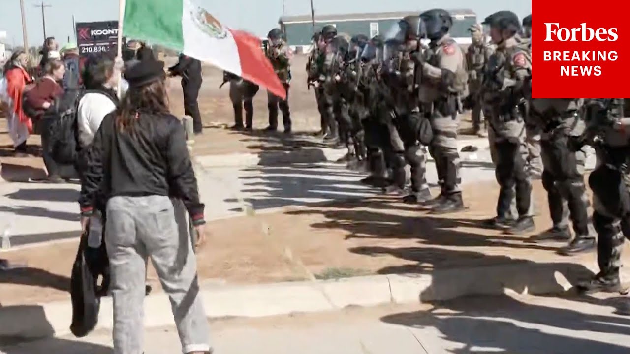 BREAKING NEWS: Protesters At TX ICE Facility Demand Release Of 5-Year-Old Liam Ramos And His Father