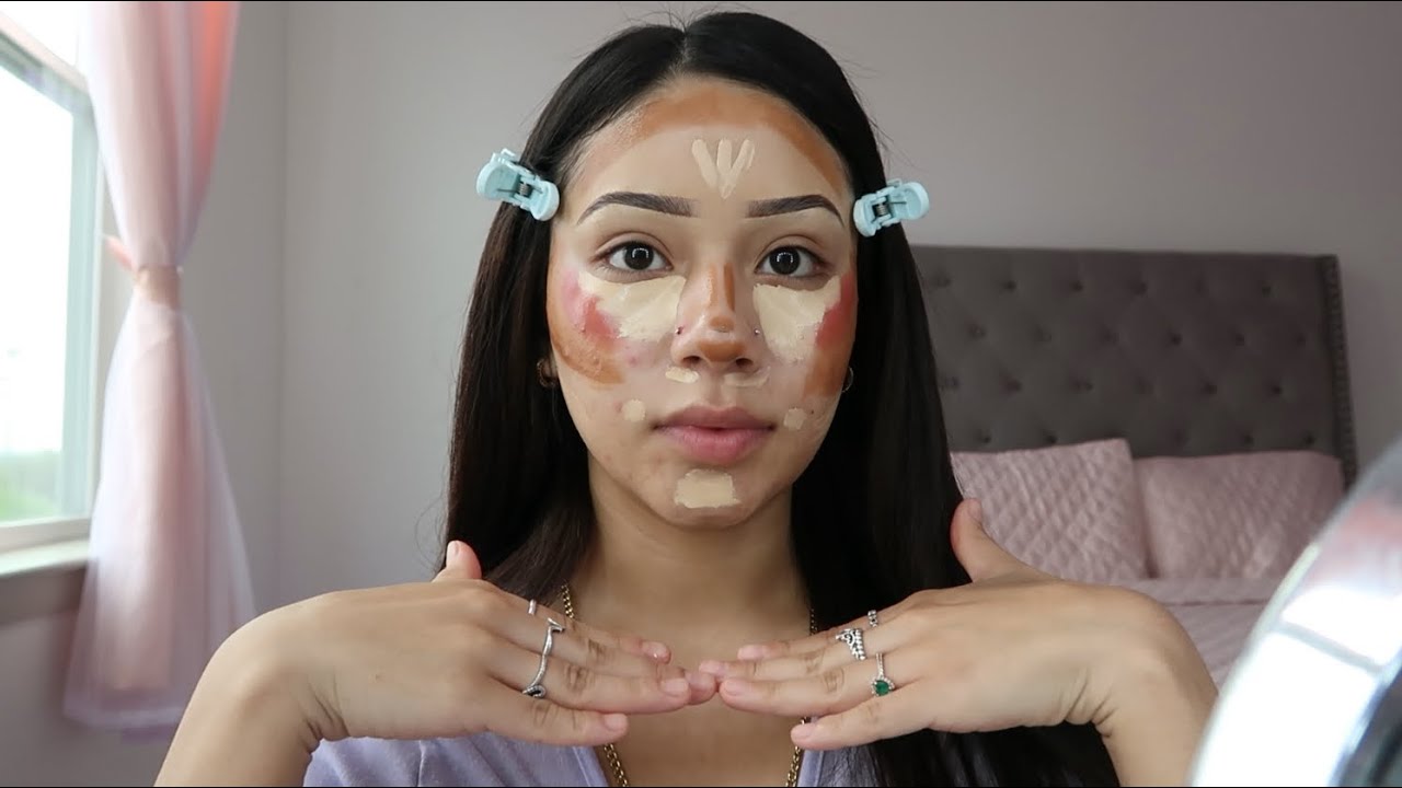 I tried REVERSE CONTOURING for the first time… - YouTube