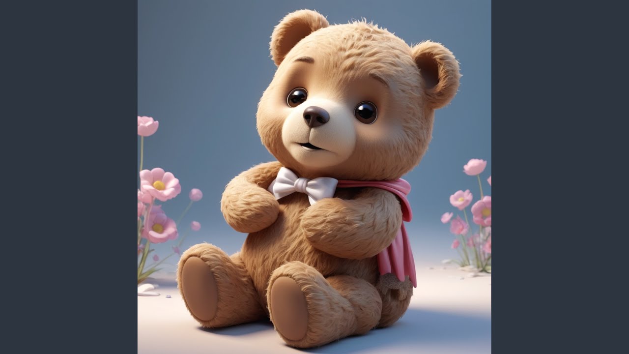 Little teddy, soft and bright