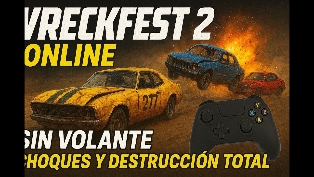 Wreckfest 2 Online 🚗💥 Gameplay en PC sin Volante | Choques y ...