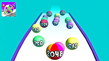 Run and Race Merge Ball 2048 ! All Levels Gameplay (110-115) android, ios