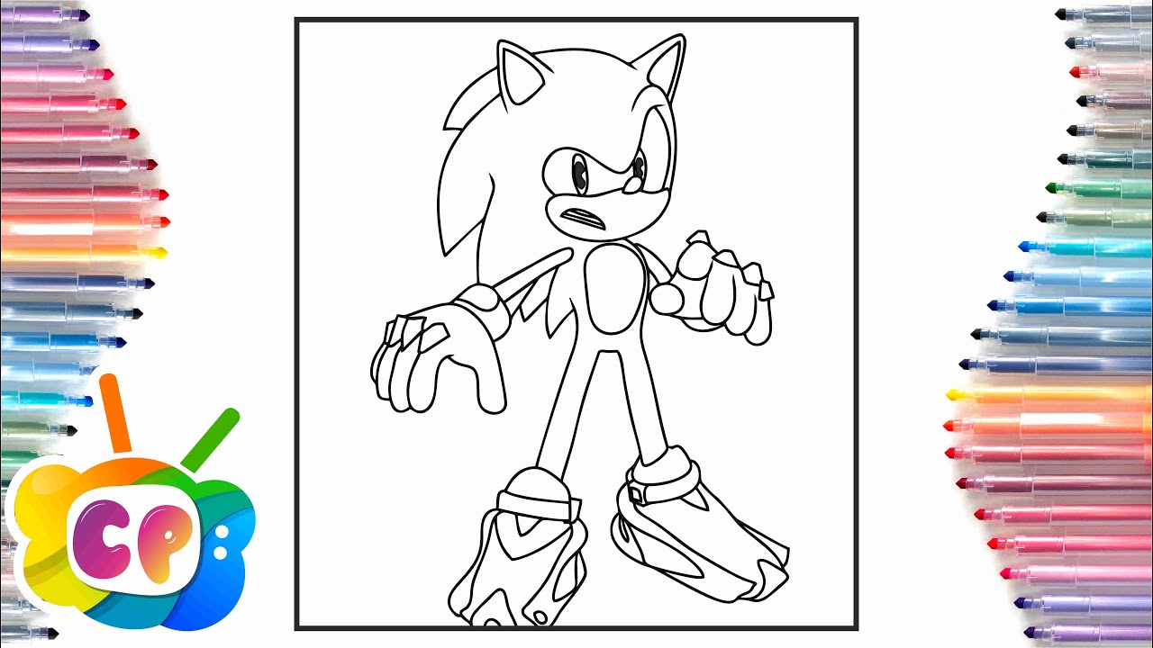 Sonic Prime Coloring pages 