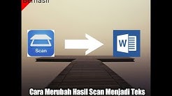 Cara Merubah Hasil Scan Menjadi Teks Tulisan 100 % Berhasil - Durasi: 9.03. 