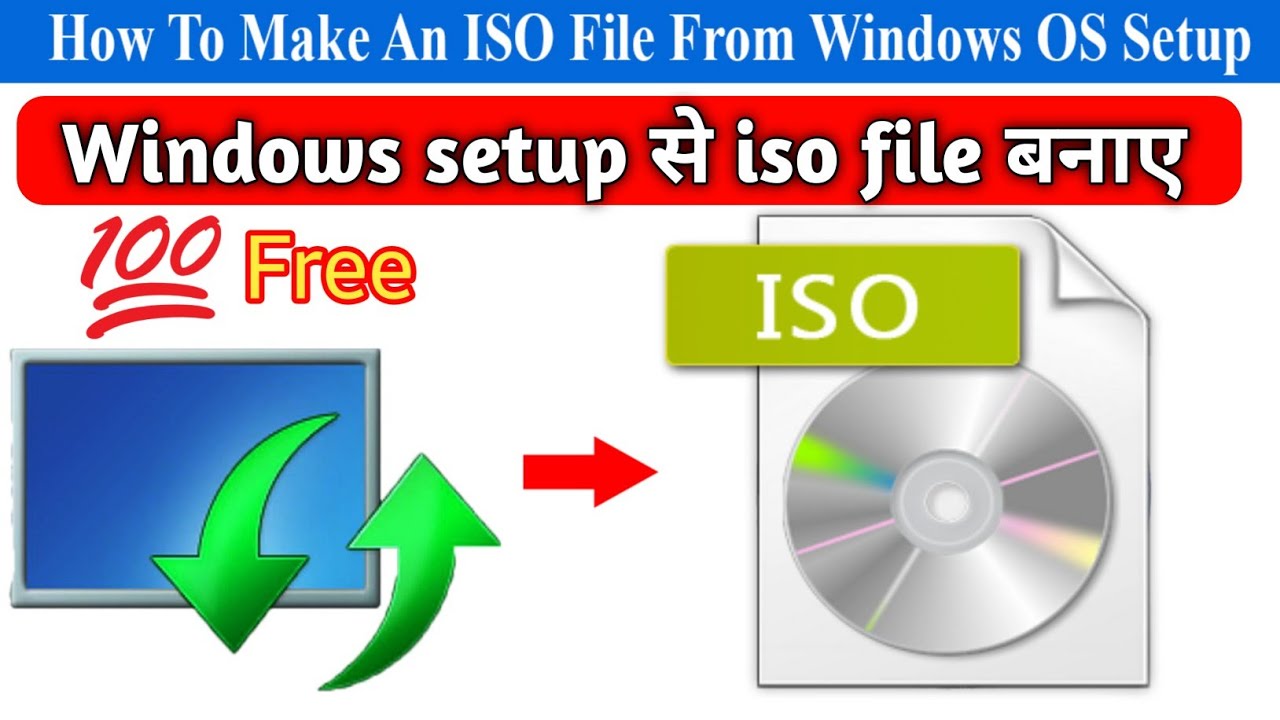 How to Make ISO File | ISO File Kaise Banaye | ISO File using Windows ...