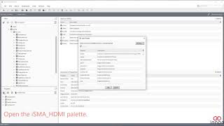 Setting up the HDMI function on iSMA-B-MAC36NL