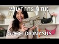 WHAT FITS IN THE GUCCI DIONYSUS (NEW SMALL) + MOD SHOTS | SIMPLY CELESTA