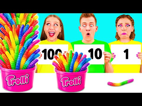 100 Katmanlar Gida Mücadelesi | Harika Mutfak Tarifleri KiKi Challenge