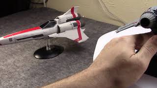 Colonial Viper Mark III From Battlestar Galactica Blood & Chrome (Eaglemoss Review)