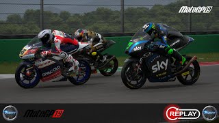 Moto3 2019 Race Replay # Sky Racing Team VR46 @ Mugello