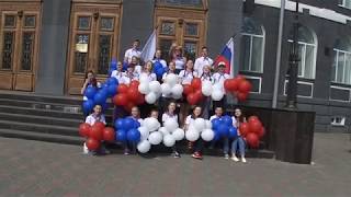 Творческая группа телеканала РЕН ТВ-Киров снимает клип на песню активистов РДШ видео Визитка В Кирове Цена