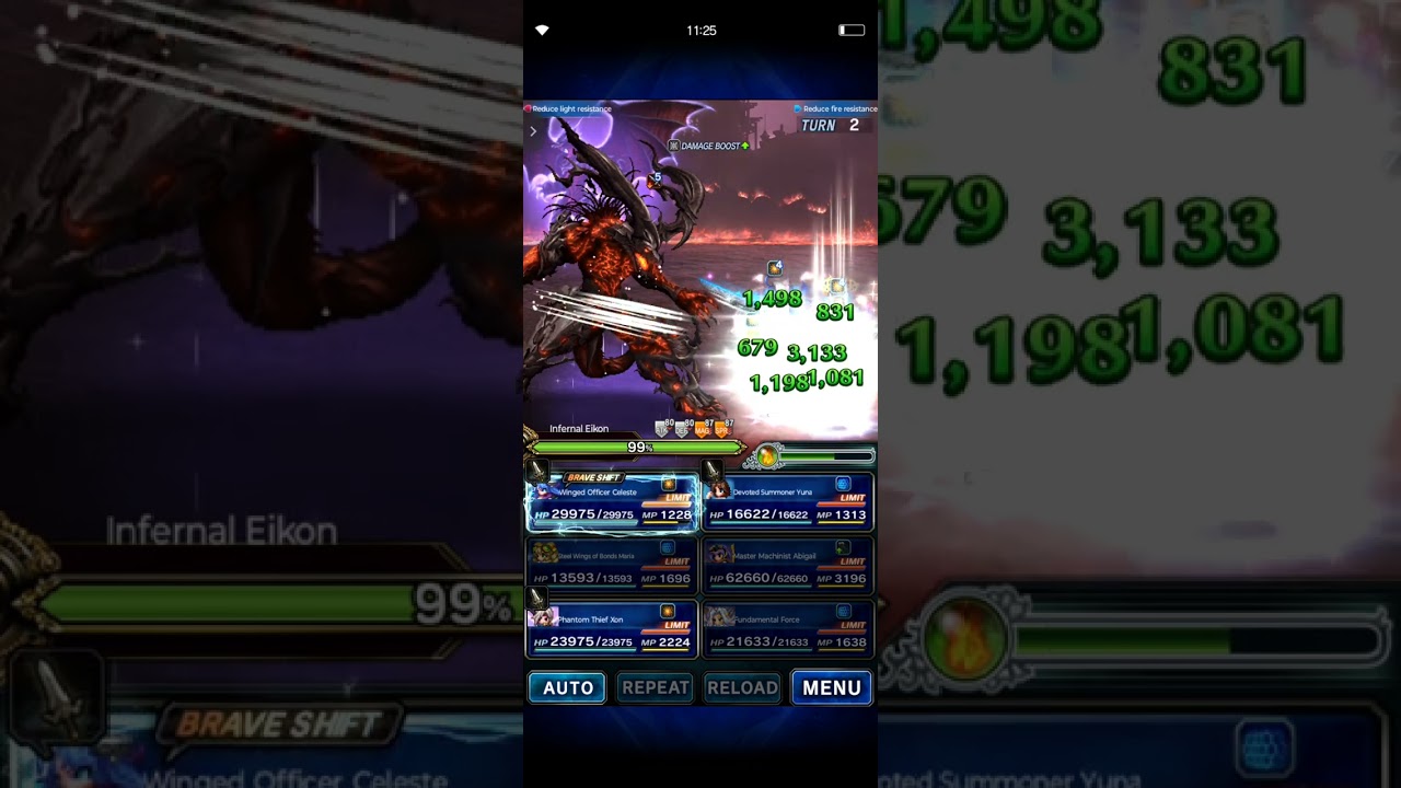 [FFBE] World of Visions FFXVI ~ Rosfield~ Team luz (max rank) 