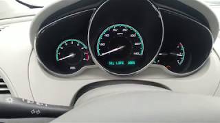 How to reset oil life - Malibu 2008 through 2012