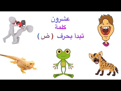       عشرون كلمة بحرف الضاد لو متميز اكتب غيرهم