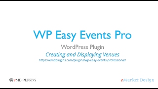 Famous WP Easy Events Pro WordPress Plugin - Venue Management Wealth