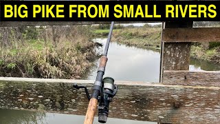 Small Rivers Big Pike.. Tips & Tricks To Help You Catch