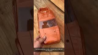 1St Time Painting A 110 Rc Body. Proline Coyote