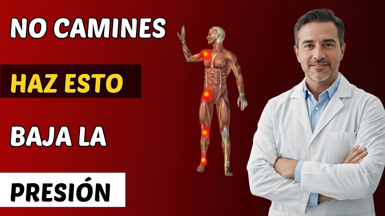 Solo el 1% de Mayores de 60 Conoce Estos 4 Ejercicios para BAJAR LA PRESIÓN ARTERIAL en Casa