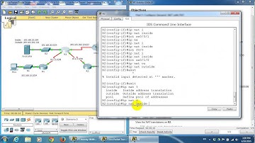 CCNA4 5.2.3.6 Packet Tracer   Implementing Static and Dynamic NAT
