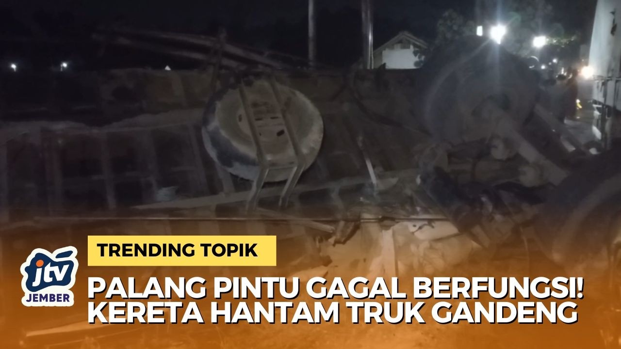 [LIVE] Truk Gandeng Ringsek Ditabrak Kereta Api, Masinis Dilarikan ke Rumah Sakit