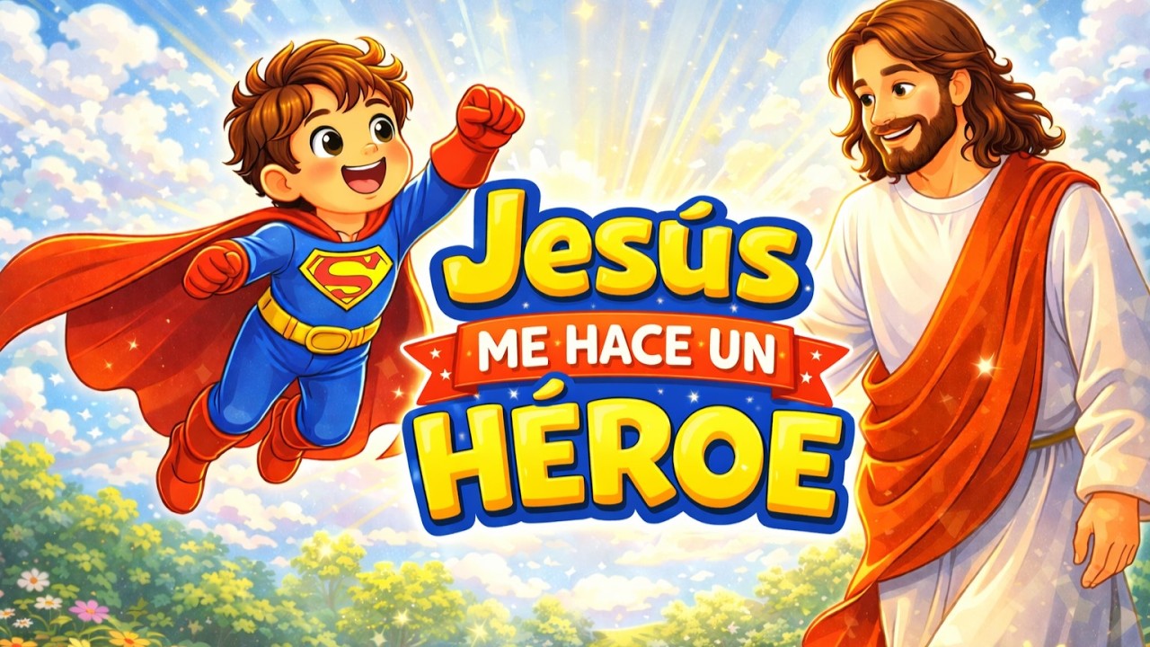 Jesús me hace un héroe | Canción Cristiana para Niños