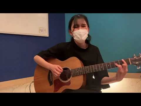 FAKY  99  西原花恋　中学生　ギターレッスン中の弾き語り
