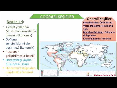 101. Coğrafi Keşifler (11. sınıf için 120)