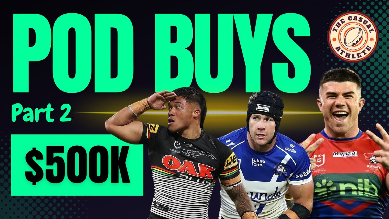 NRL Fantasy POD Buys between $500-600K - the solution at centre?