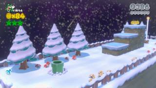 Super Mario 3D World - 3-1 Snowball Park Speedrun in 017