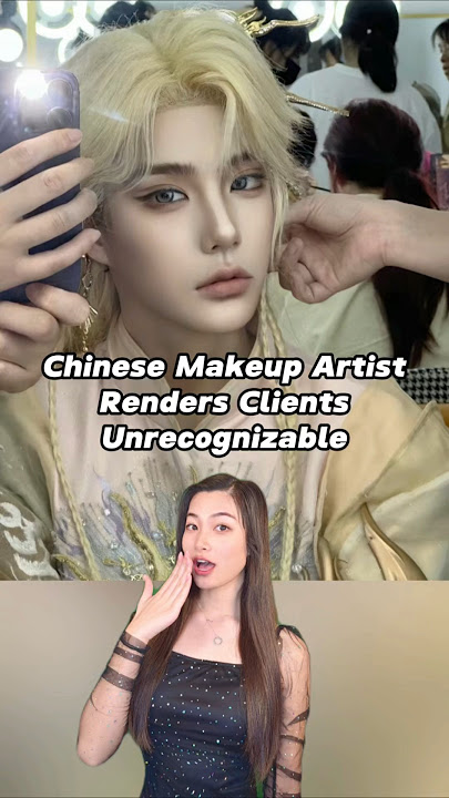 Chinese Makeup Artist Renders Clients Unrecognizable 🤯#china #makeup #chinesebeauty #transformation