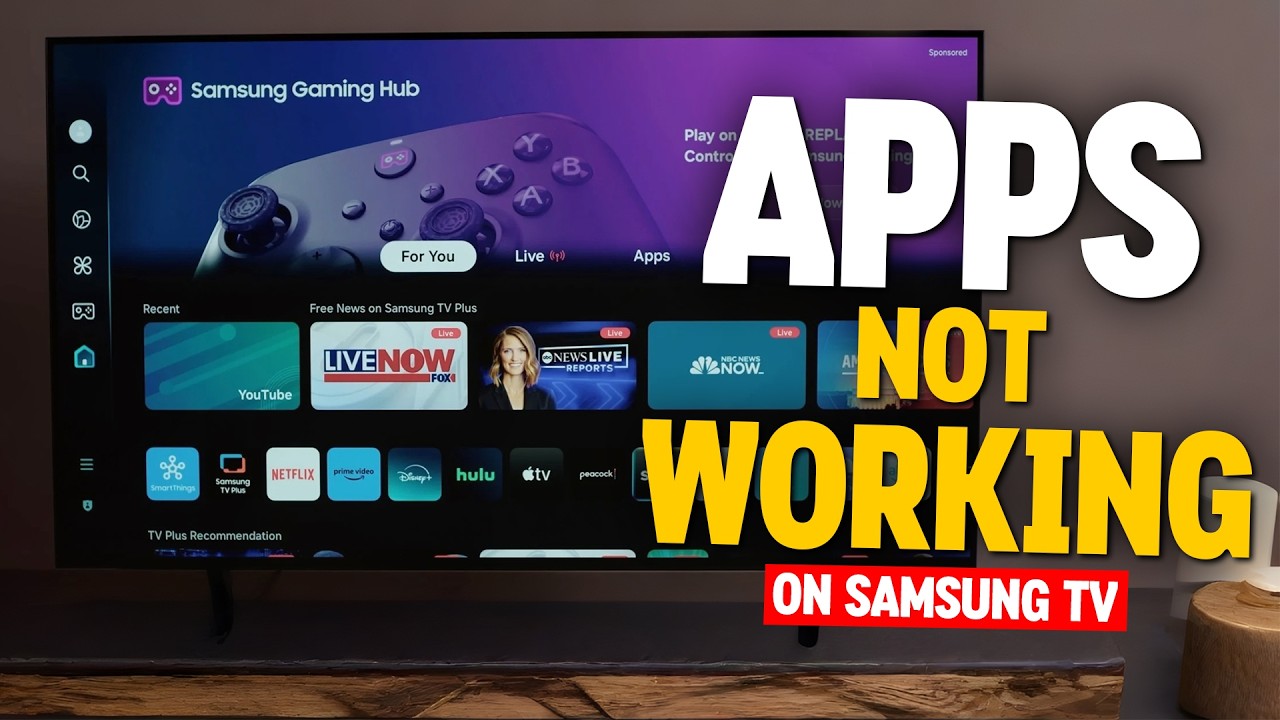 Apps Not Working on Samsung TV? Fix Apps Not Opening, Crashing