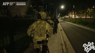 Australian Federal Police Tactical Response Team Trt Conducting Raids Re Operation Ironside