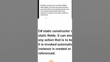 C# Static Constructor Short | Malayalam tutorial | csharp programming language