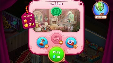 Manor Matters - Guest Room - Day 1 - Level 74 - Hard Level - No Boosters - FULL STORY - CaroGamesNL