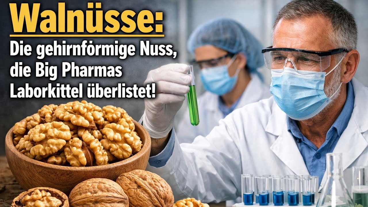 Warum Walnüsse wie Gehirne aussehen UND besser funktionieren als Big Pharmas Pillen?
