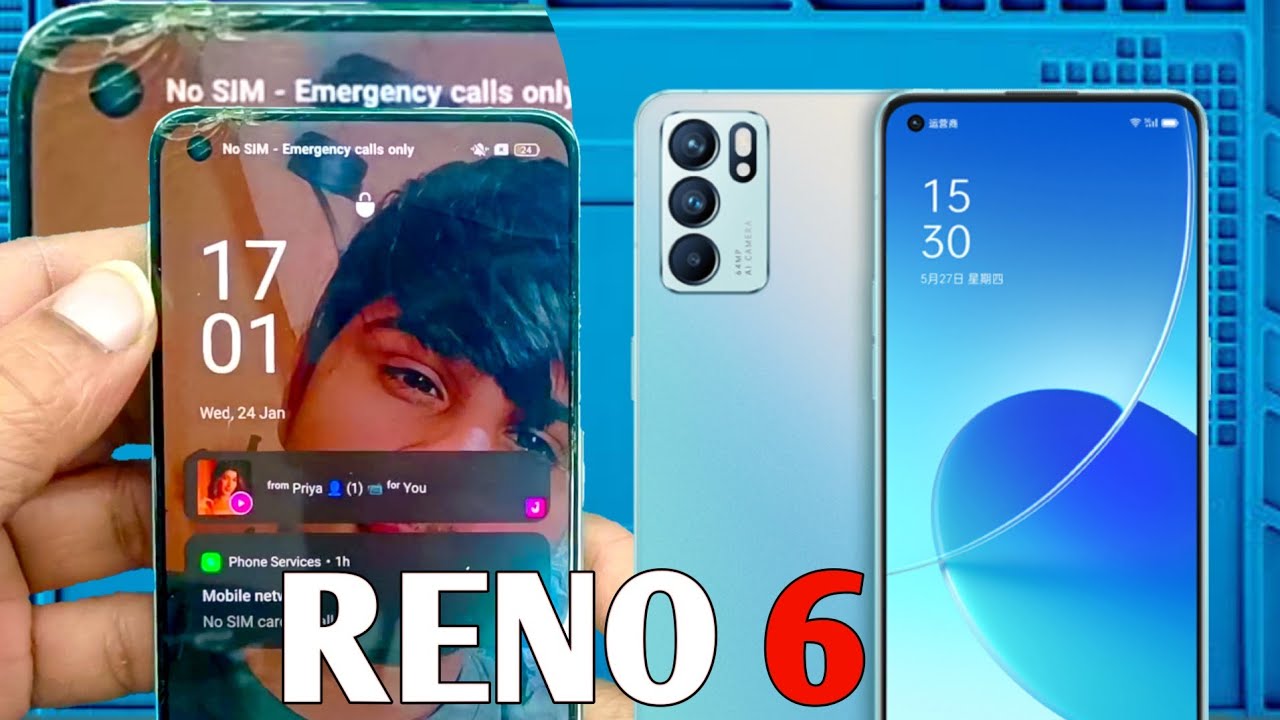 Reno 6 broken Glass Replacement | oppo reno 6 glass change | Spare Repair
